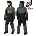 Evolution Base Black Arctic Grey Snowmobile Monosuit – Waterproof Insulated Winter Suit - Alive Moto