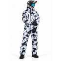 Black Ice Camo Snowmobile Monosuit – Waterproof Insulated Winter Suit – Alive Moto