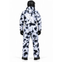 Black Ice Camo Snowmobile Monosuit – Waterproof Insulated Winter Suit – Alive Moto