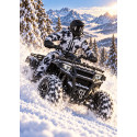 Black Ice Camo Snowmobile Monosuit – Waterproof Insulated Winter Suit – Alive Moto
