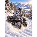 Black Ice Camo Snowmobile Monosuit – Waterproof Insulated Winter Suit – Alive Moto
