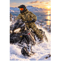 Alpine Woodland Camo Snowmobile Monosuit – Waterproof Insulated Winter Suit – Alive Moto