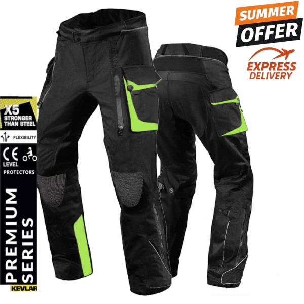 Premium Dynatech Flour black Kevlar waterproof pant Premium Dynatech Flour black Kevlar waterproof pant