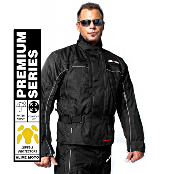 Maximus motorcycle touring all weather jacket