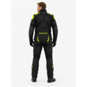 Premium Dynatech Lemon Flour Black motorcycle textile jacket