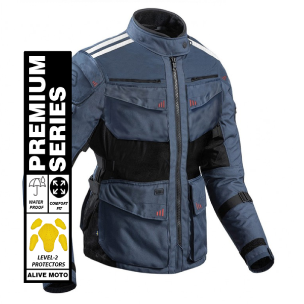 Lady Roadway 365 touring NavyBlue allweather jacket