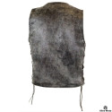 Premium cracker custom leather vest