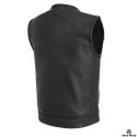 Premium armour fullbody dual zip leather vest