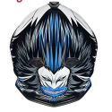 RT-824 BLUE HOLLOW SOLVISIR MOTORCYCLE HELMET
